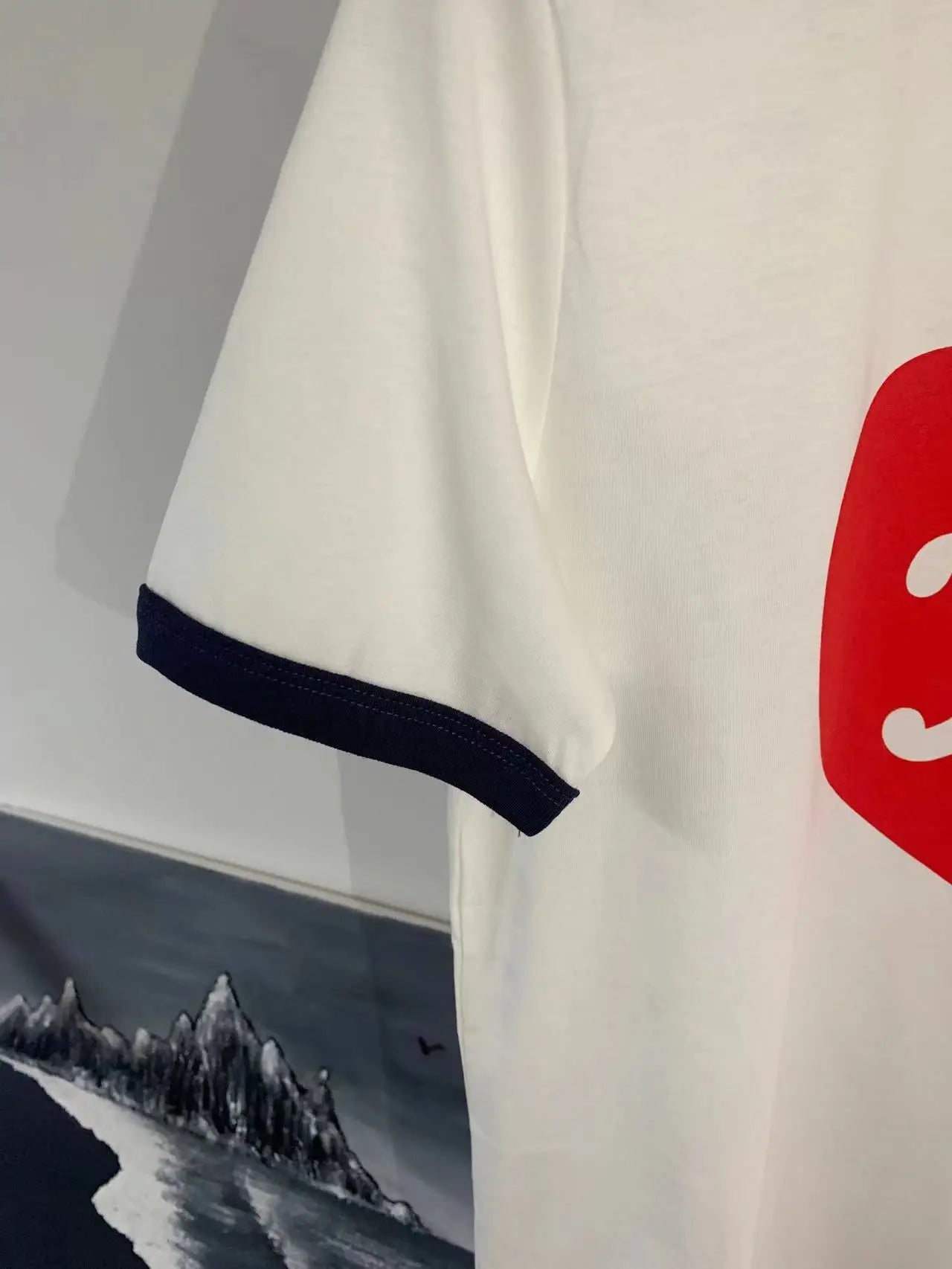 Spring Summer Ladies New T-shirt Fashion loose printing Round Neck Short-Sleeved T-Shirt X249966