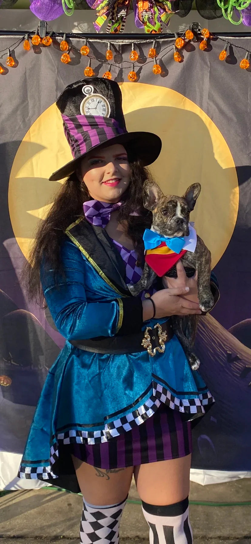 Halloween Alice In Wonderland Clock Mad Hatter Cosplay Costume Sexy Adult Fairy Tale Dress Women Magic Show Tuxedo Fancy Dress