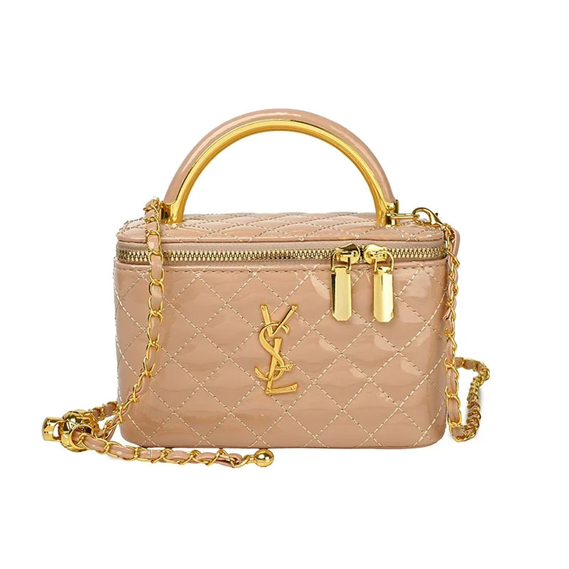 Elegant Women's Leather Fashion Shoulder Bag Luxury Classic Designer Crossbody Tote Handbag For Modern Daily Use