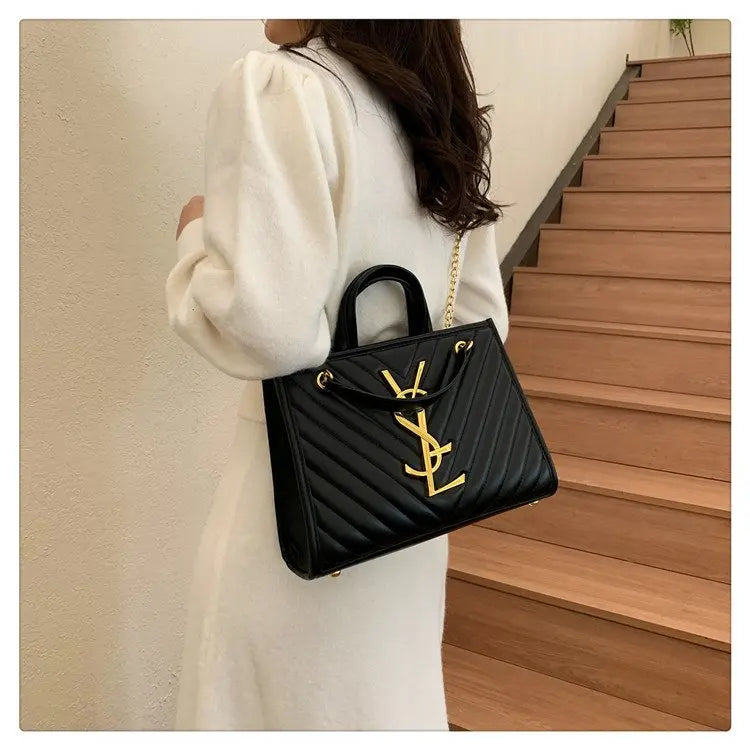 Autumn 2025 Trendy Handbag - Premium Diamond-Quilted Shoulder Bag, Multi-Way Purse for Work & Travel, Women's Fashion Accessory