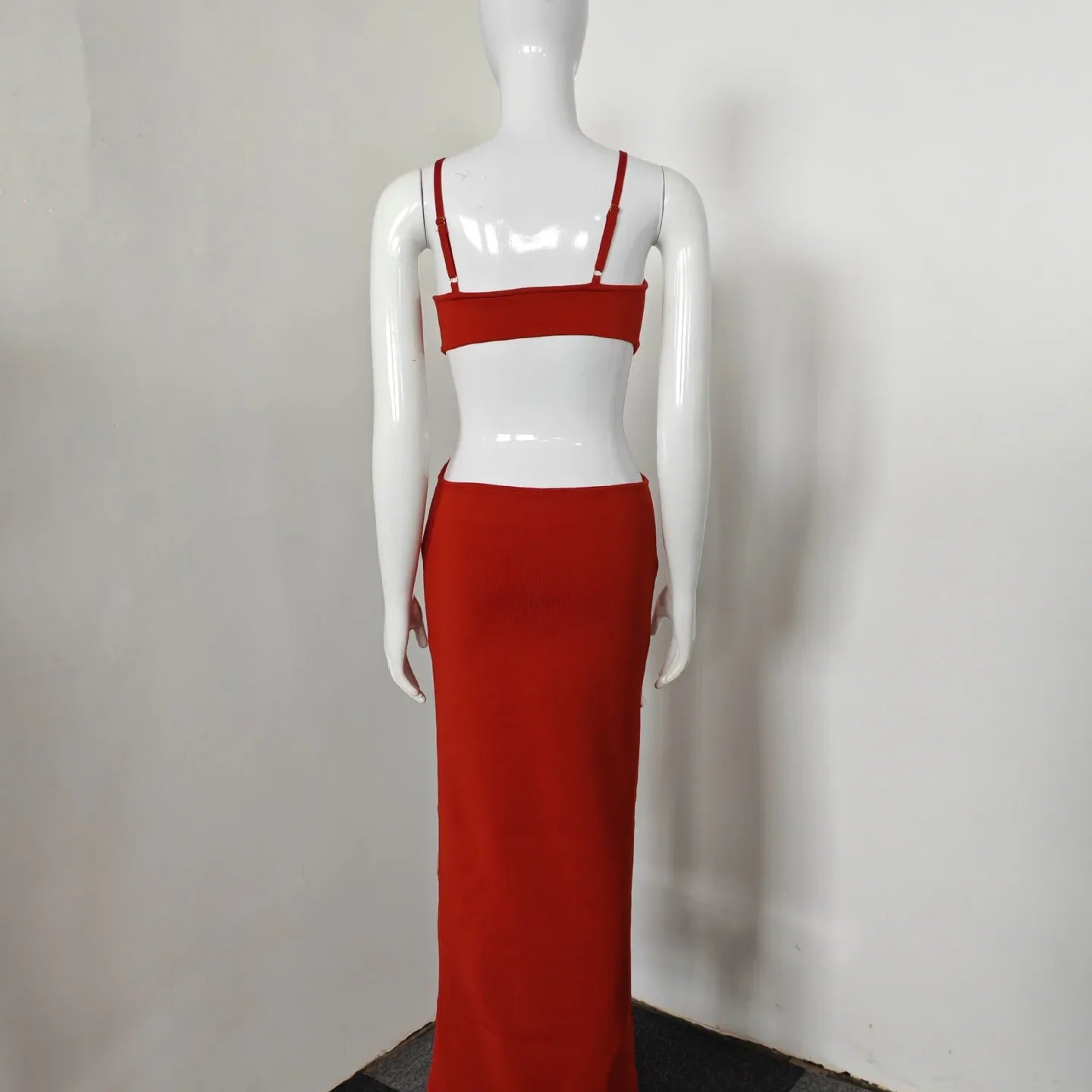 Summer Women Sleeveless Sexy Strap V-Neck Bodycon Long Bandage Dress Celebrate Fashion Mermaid Evening Party Dress