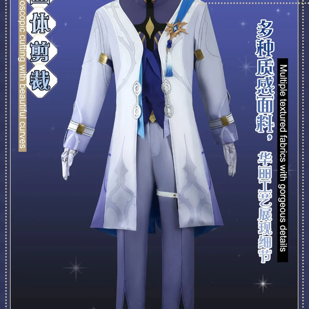 Honkai Star Rail Cosplay Sunday Costume Impact 3 Carnival Uniform Wig Headwear Anime Halloween Costumes for Women Men Hot Sale