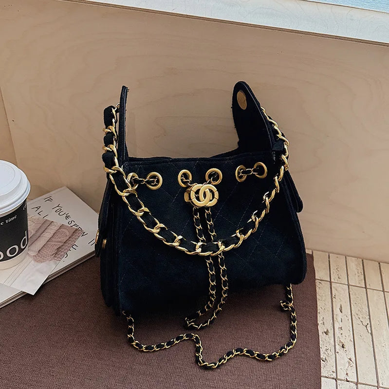 2025 Women's Large Capacity Bucket Bag, Vegan Leather Multi-way Crossbody Tote, Minimalist Casual Chic Handbag for Work Commute