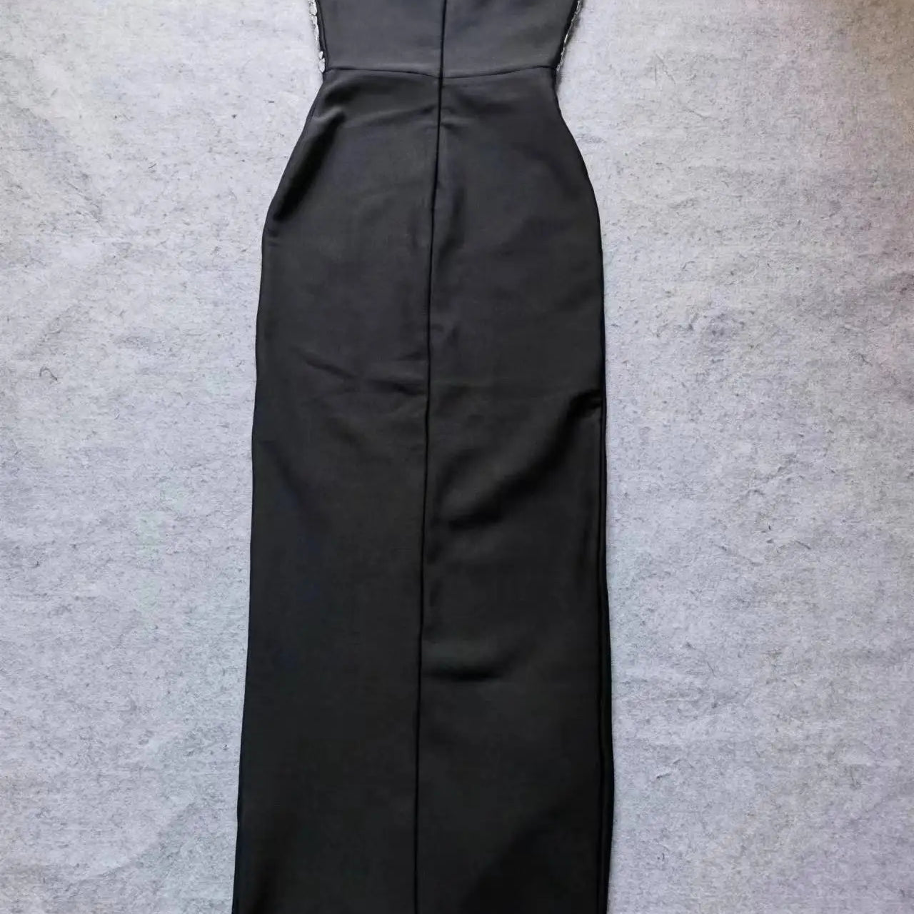 Celebrity Red Carpet Evening Party Dress Women Sleeveless Sexy Strap V-Neck Shinning Crystal Bodycon Long Bandage Dress