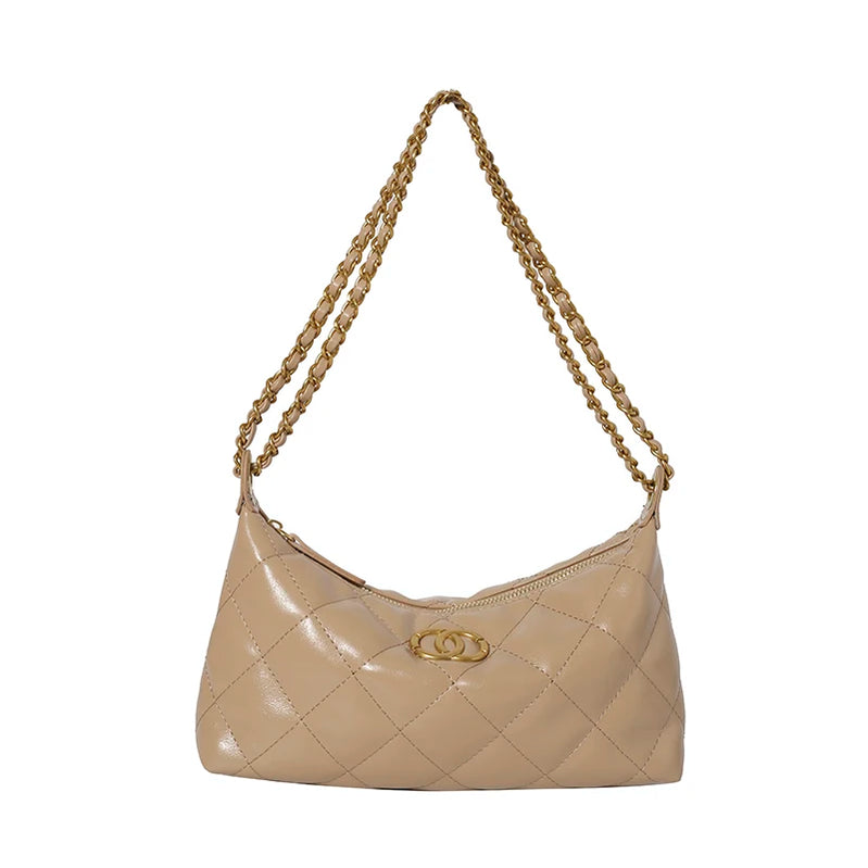 Luxury Leather Shoulder Bag For Women Elegant Classic Design By Famous Designer Popular Choice Spacious And Stylish