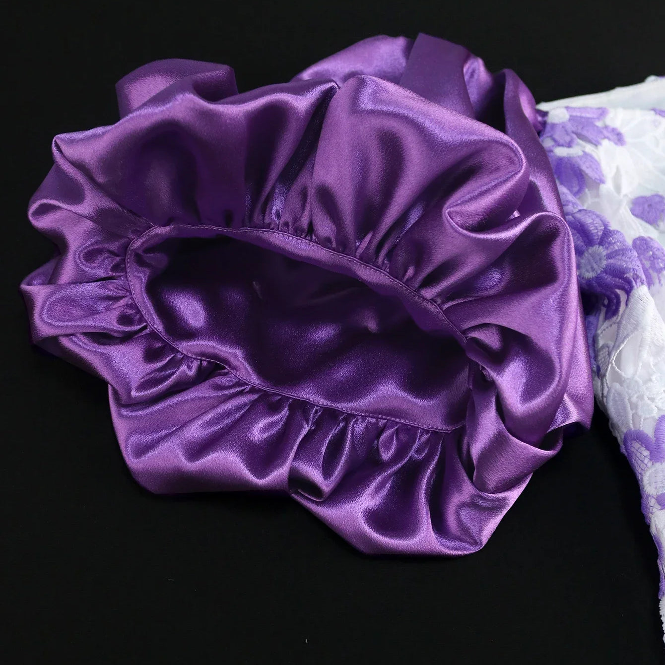 Women Bodycon White Purple Lace Dress Off Shoulder Puff Sleeves Event Birthday Wedding Guest Occasion Gowns African Plus Size