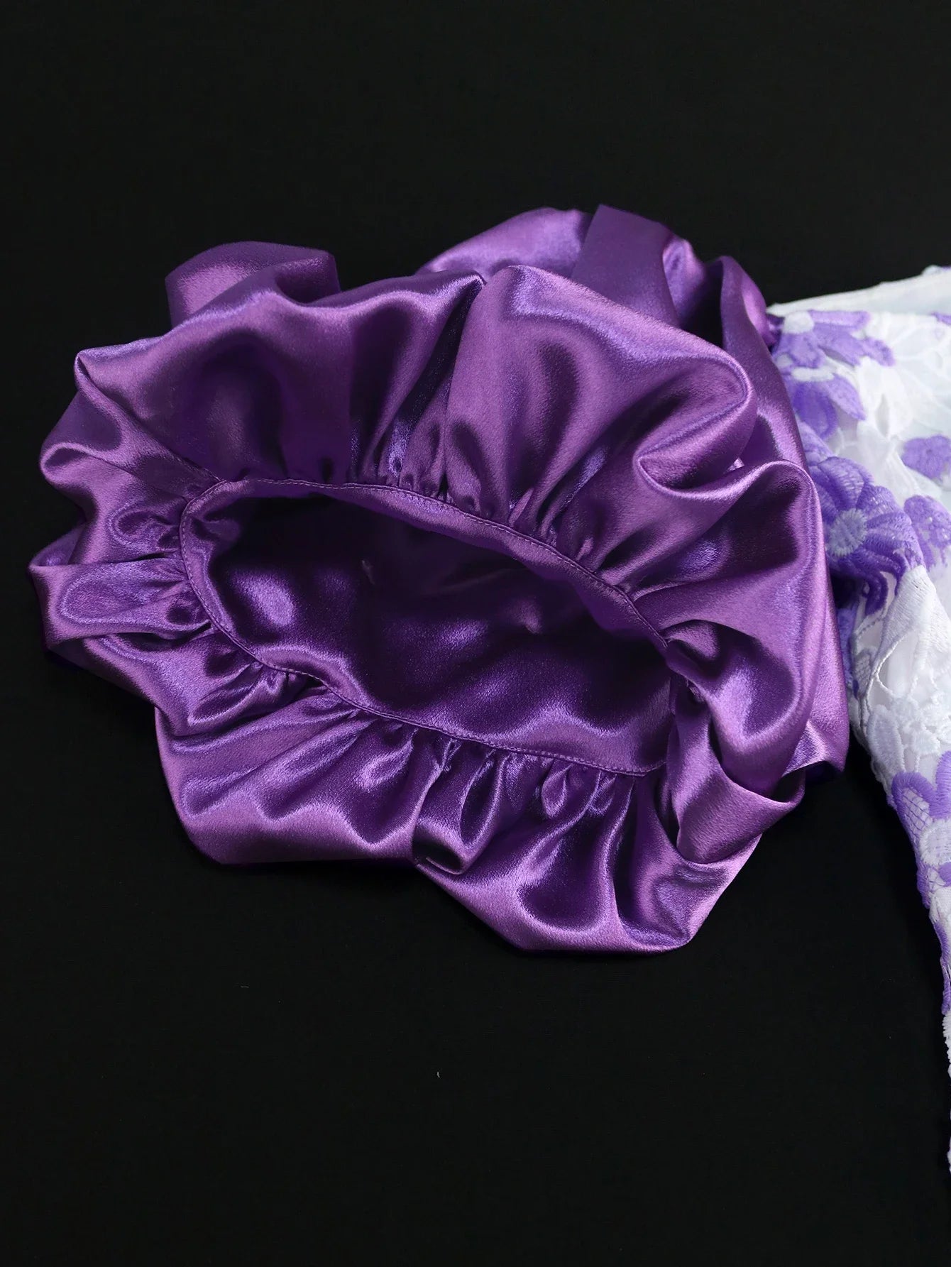 Women Bodycon White Purple Lace Dress Off Shoulder Puff Sleeves Event Birthday Wedding Guest Occasion Gowns African Plus Size