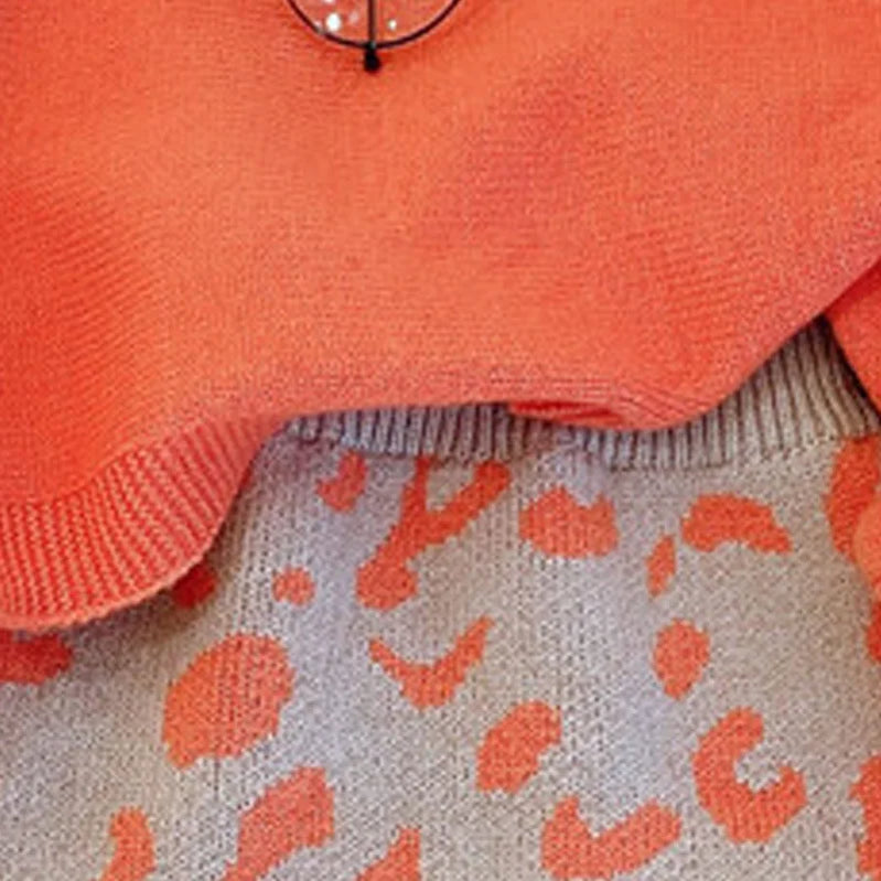 Bear Leader Girls Clothing Sets Autumn New Fashion Kid Sweater Top with Skirt Fashion Outfit 2pcs Elegant Clothes for 2-6 Years