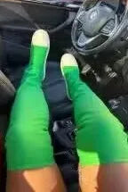 Shoes Winter Casual Women Boots Black Over the Knee Boots Sexy Female Autumn Winter lady Thigh High Boots thick bottom 50cm 1