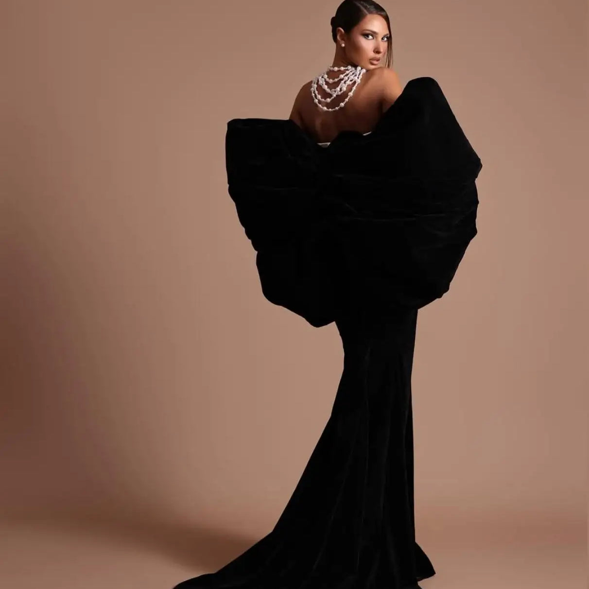 Luxury Diamonds Strapless Package Hips White Patchwork Black Bandage Dress  Fashion Woman Party Dress Celebrity Party Vestido