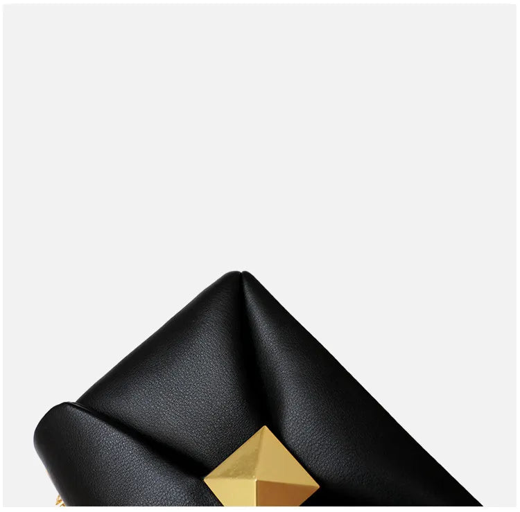 Women's Bag Luxury Designer Fashion Leather Crossbody Small Square Bag Cowhide Underarm Shoulder Bags