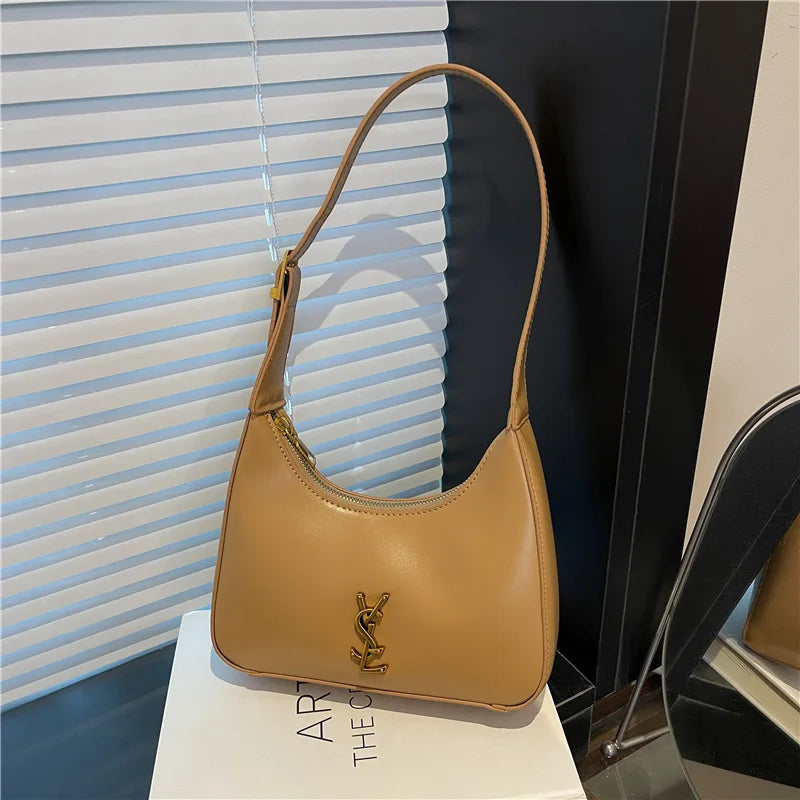 Exclusive Designer Shoulder Bag 2025 New, Versatile Women's Top Handle Tote & Underarm Purse, Vintage Style Crossbody Bag