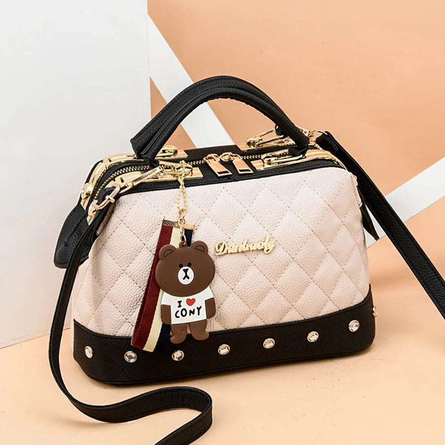 Ladies Handbags Bags Waterproof Shoulder Designer Luxury Crossbody Women Handbags CLK-W577white