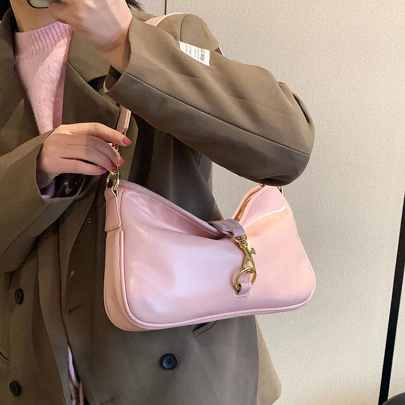 Large Soft Leather Crossbody Bags for Women Trend Designer Vintage Shoulder Bag Female Handbags and Purses