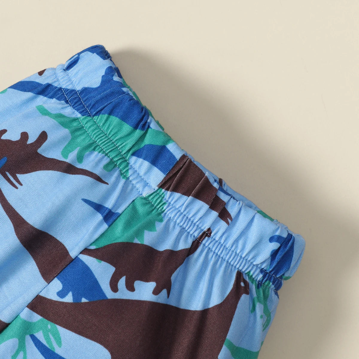 Autumn children's clothing casual cartoon home clothes set autumn clothing children's dinosaur underwear two-piece set