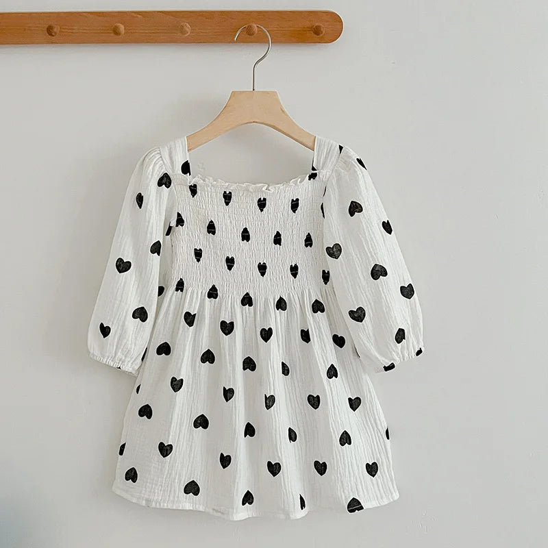 Baby Girls Clothes Autumn Toddler Baby Rompers Princess Dress Red Long Sleeves Girls Dress Christmas Sister Clothing