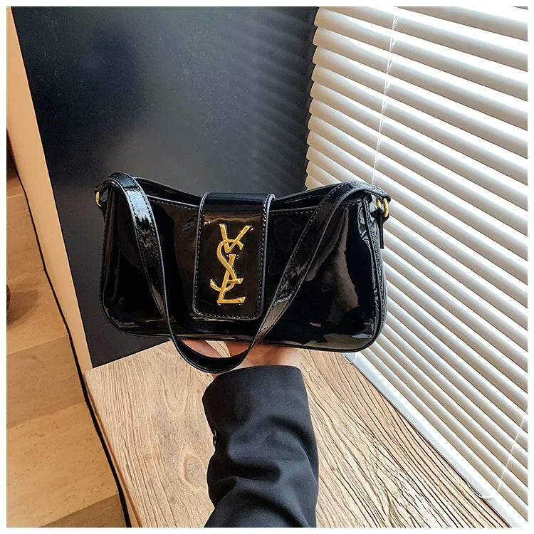 Famous Designer Elegant Leather Shoulder Bag - Women's Crossbody Handbag Popular Classic For Ladies Paris Fashion Women's Bag