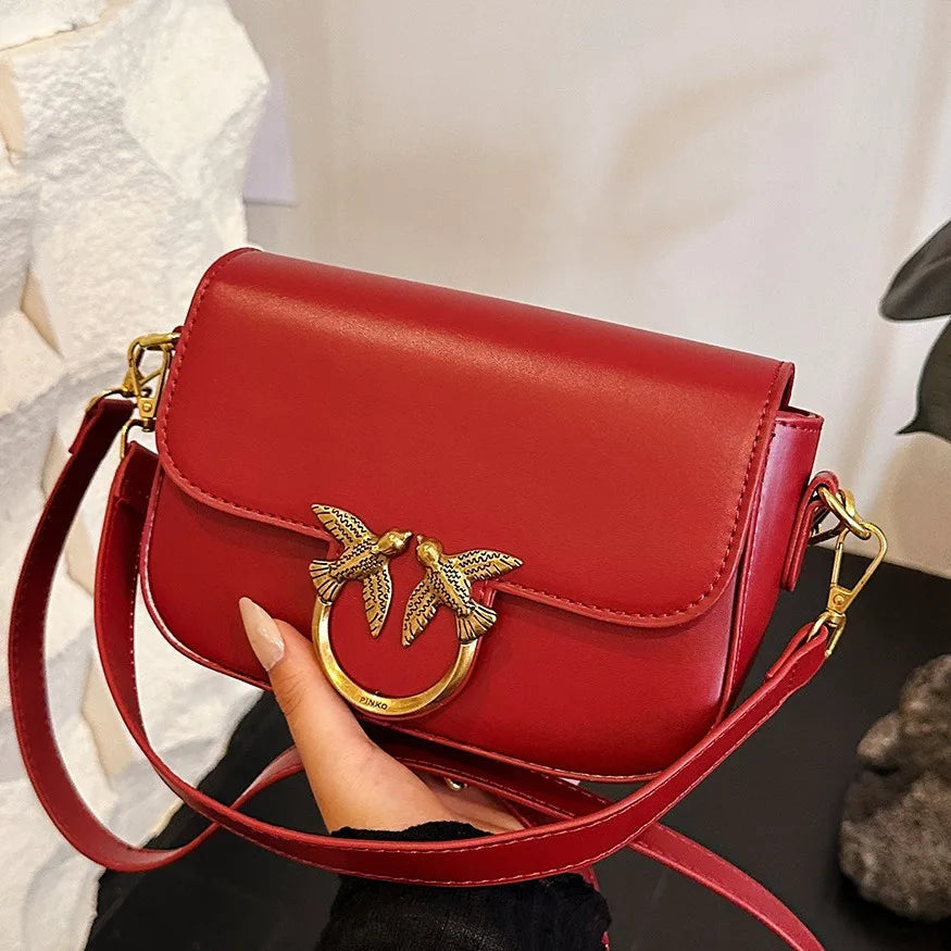 ‌2025 Chic Chain Strap Crossbody Bag for Women, Elegant Shoulder Bag for Daily Commute, Small Niche Designer Purse
