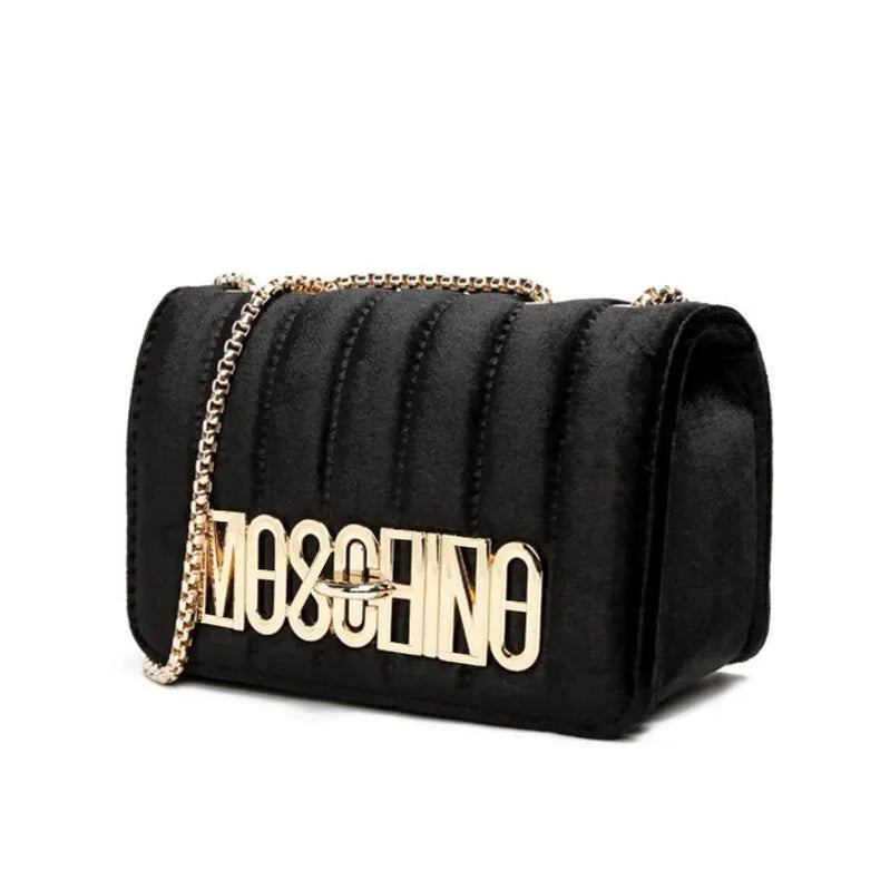 Fashion Green Small Shoulder CrossBody Bags Female Travel Chain Handbags Brand Designer Crossbody Bags For Women New Clutch black 2 14