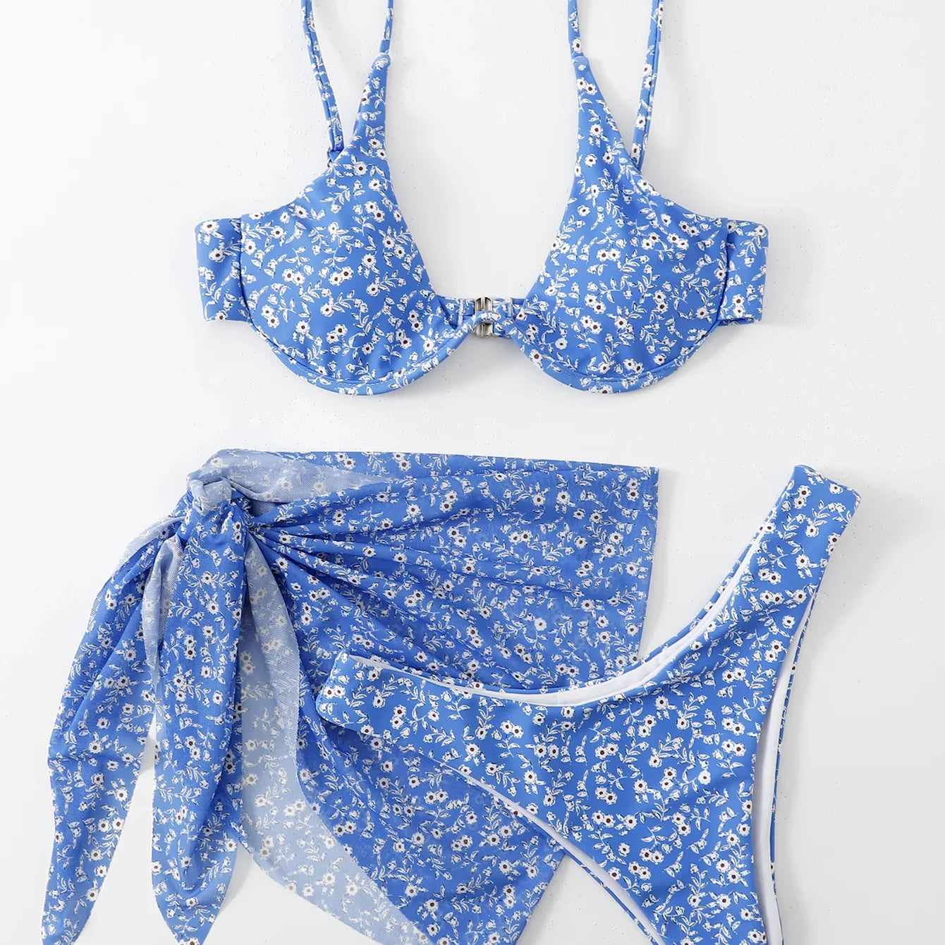 Sexy Bikinis Female Swimsuits Women's Three-Piece Swimwear Beach Swim Wear Bathing Suits Brazilian Bikini Set Pool Bather A23042407A