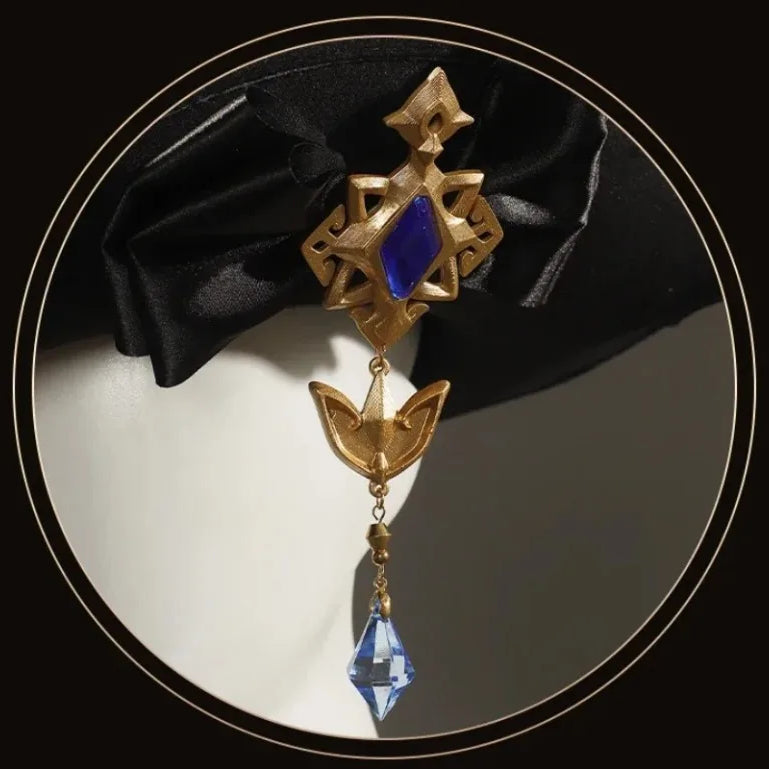 Navia Genshin Impact Cosplay Costume Wig Dress Uniform Fontaine Spina Di Rosula Hat Clorinde Halloween Costumes for Women