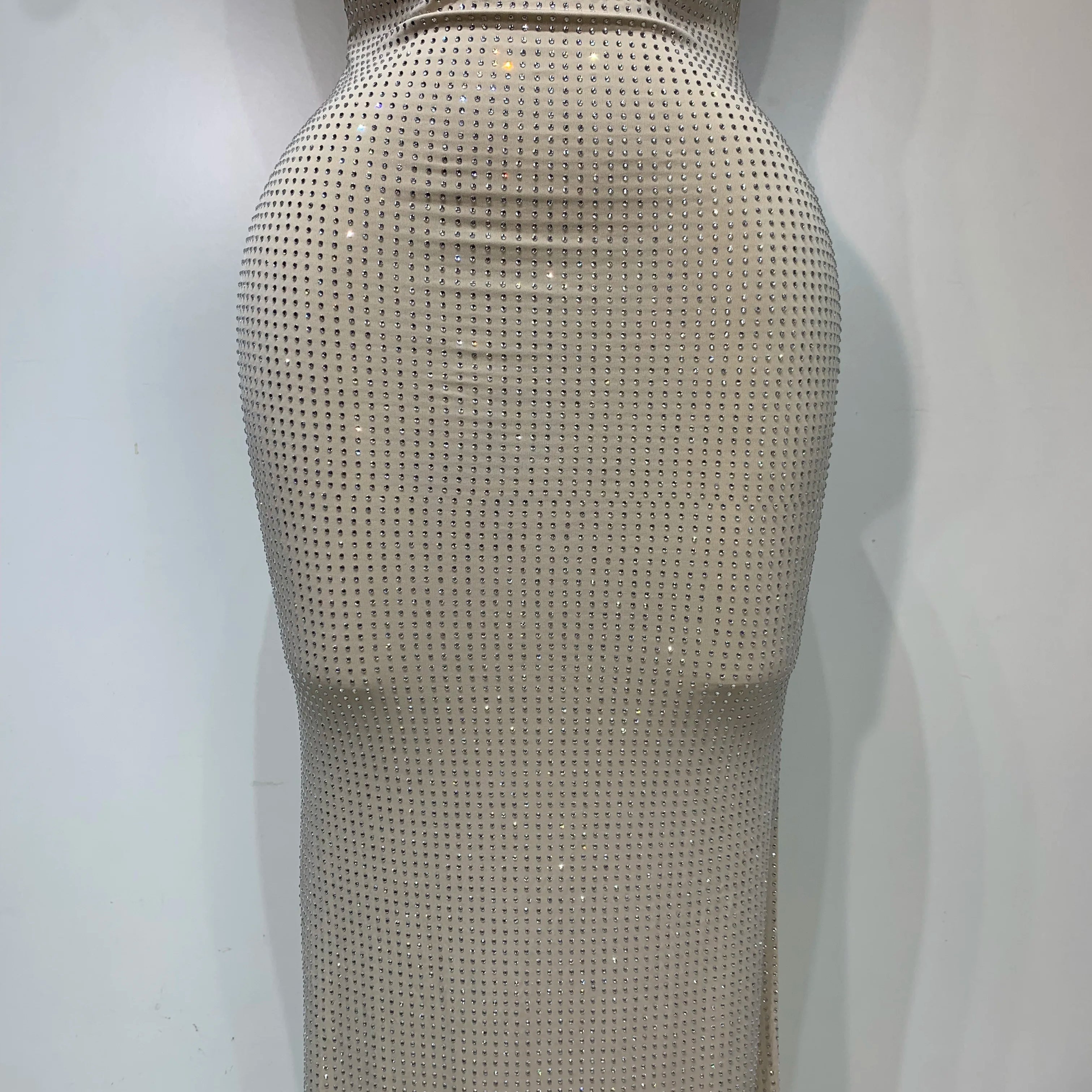 Vestido justo sexy sem costas feminino, elegante, para festa de aniversário, vestidos formais luxuosos, vestidos brilhantes para boate