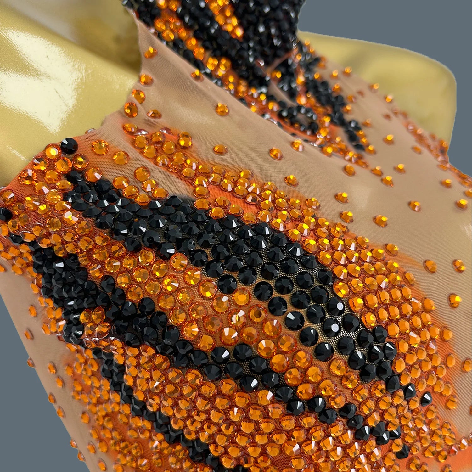 Luxury Birthday Party Outfit Rhinestones Leotard Dancer Costume Bodysuit for Women Crystal Evening Dress Stage Show Wear Huniu