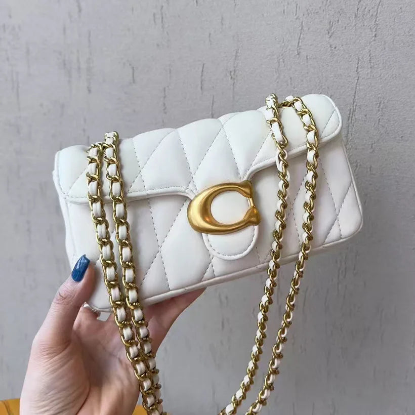 Chain Strap Dionysus Bag for Women Quilted Pattern Vintage Square Shoulder Crossbody Bag Elegant Evening Party Purse