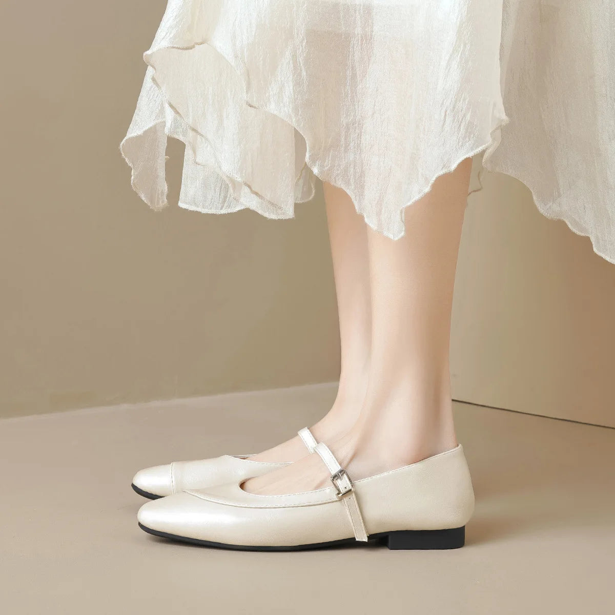 spring women's shoes Fashionable design Marie-Jane shoes Women's casual high heels and boat shoes Office and party wear