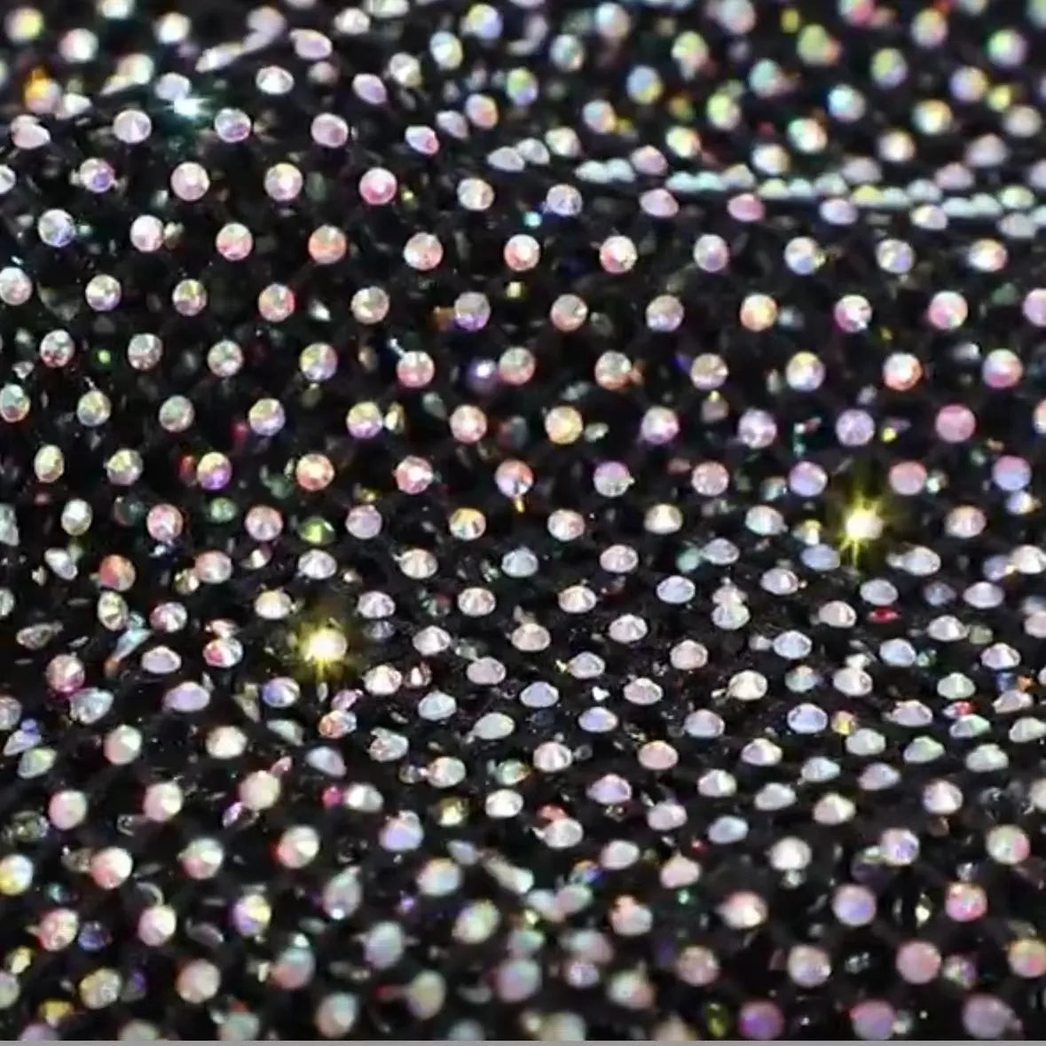 New Ladies Temperament Rhinestone Round Neck Long Sleeve Bright Summer Starlight Hollow Shiny Bottoming Shirt Women's Top Trend