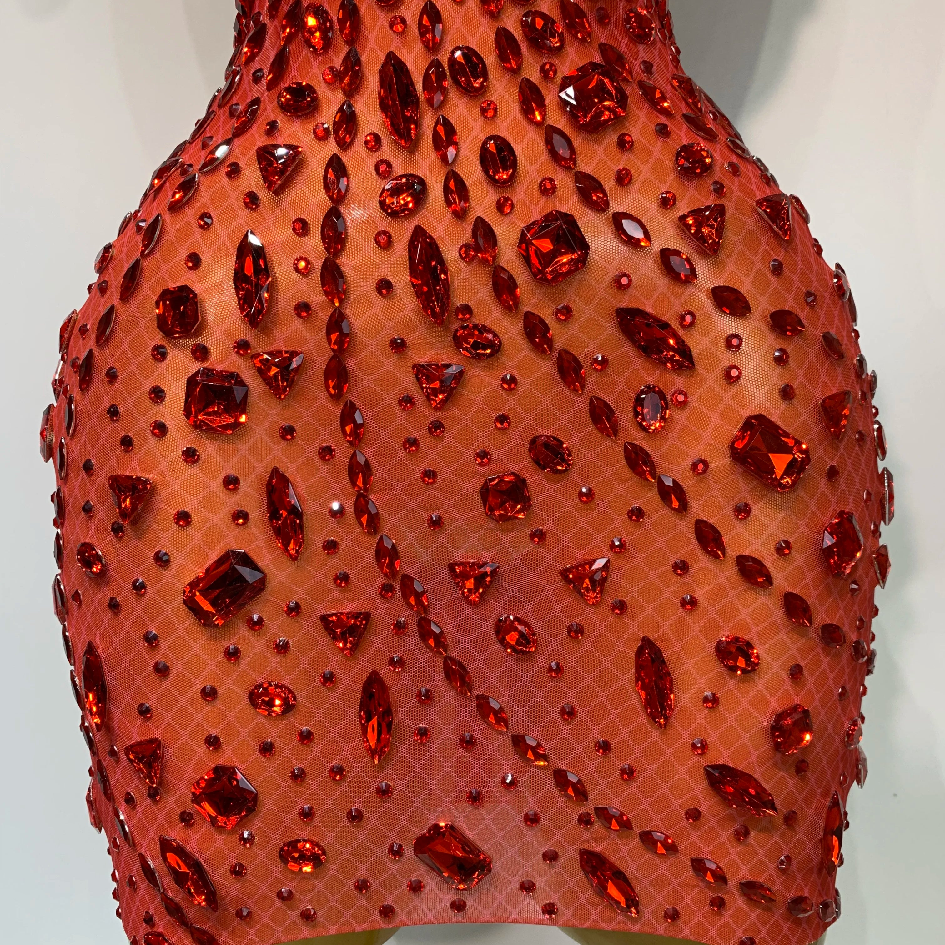 Women 2025 Sexy Backless See Through Sparkly Diamond Evening Prom Gown Luxury Birthday Celebrate Stage Nightclub Hotwife Outfit