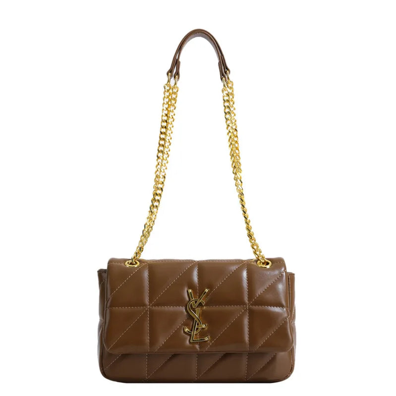 Chic Quilted Crossbody Bag, Large Capacity Underarm Bag with Chain, Multi-Functional Shoulder Purse, Stylish & Versatile