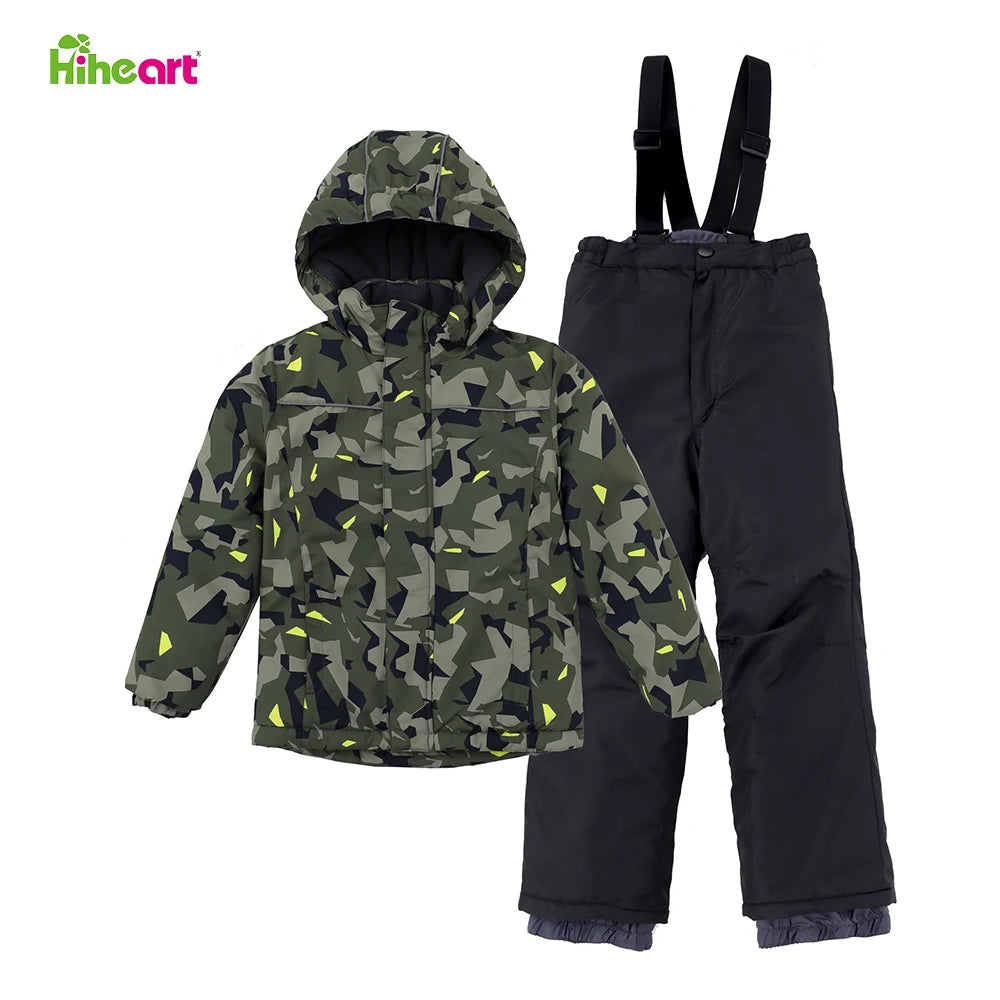 3-12T Children Ski Suits Boys Girls Ski Jackets Pants -30 Degrees Kids Winter Snowboard ski Jacket Waterproof Snow Suits 7 United States