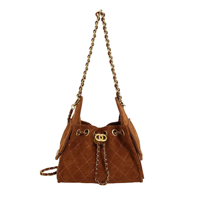 Luxury Brand Women Classic Crossbody Bag Elegant Leather Tote High End Shoulder Bag Vintage Designer qianzong