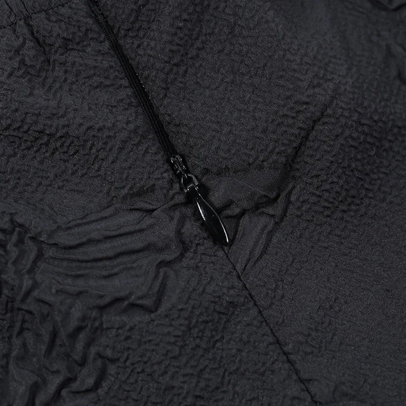 Goth Dark Tie Up Mall Gothic Elegant Women Dresses Grunge Aesthetic Jacquard A-Line Dress Emo Lace Trim Black Party Alt Clothes