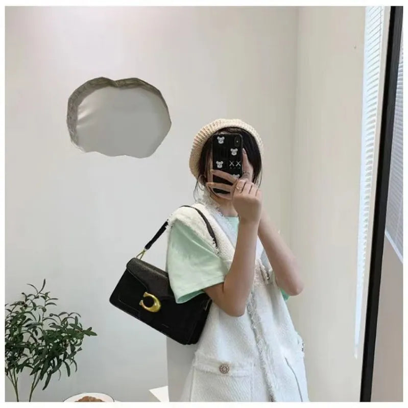 Underarm Handbag Light Luxury Designer Handbag Fashion Simple Solid Color Retro Shoulder Bag Designer Tote Bag for Women Purse