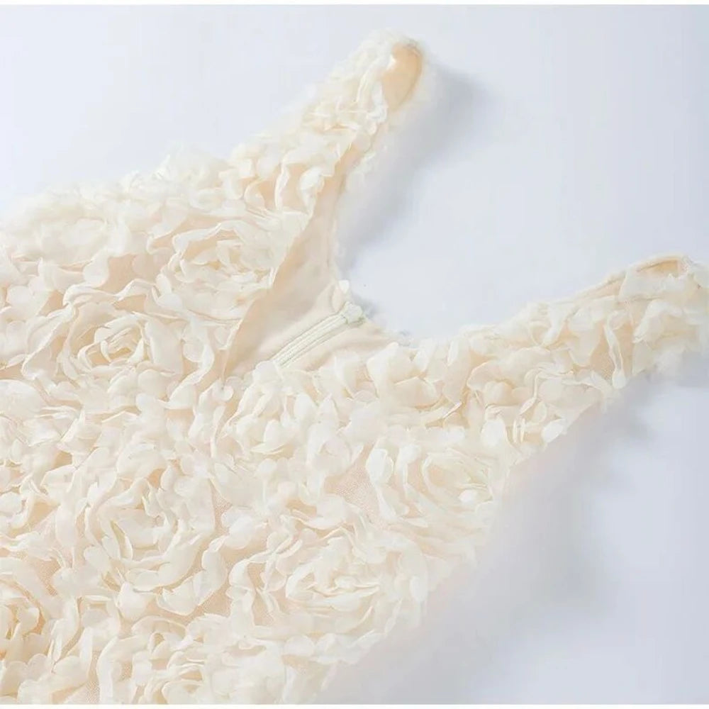 Suninheart Summer Formal Occasion Dress 2024 Elegant Flower See Through Maxi Dress Sexy Slim Wedding Guest Party Dresses Women