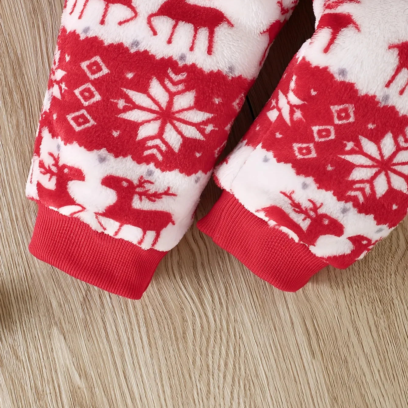 Winter Baby Flannel Suit Boys Girls Long Coat and Trousers Three-piece Christmas Style Cozy and Warm