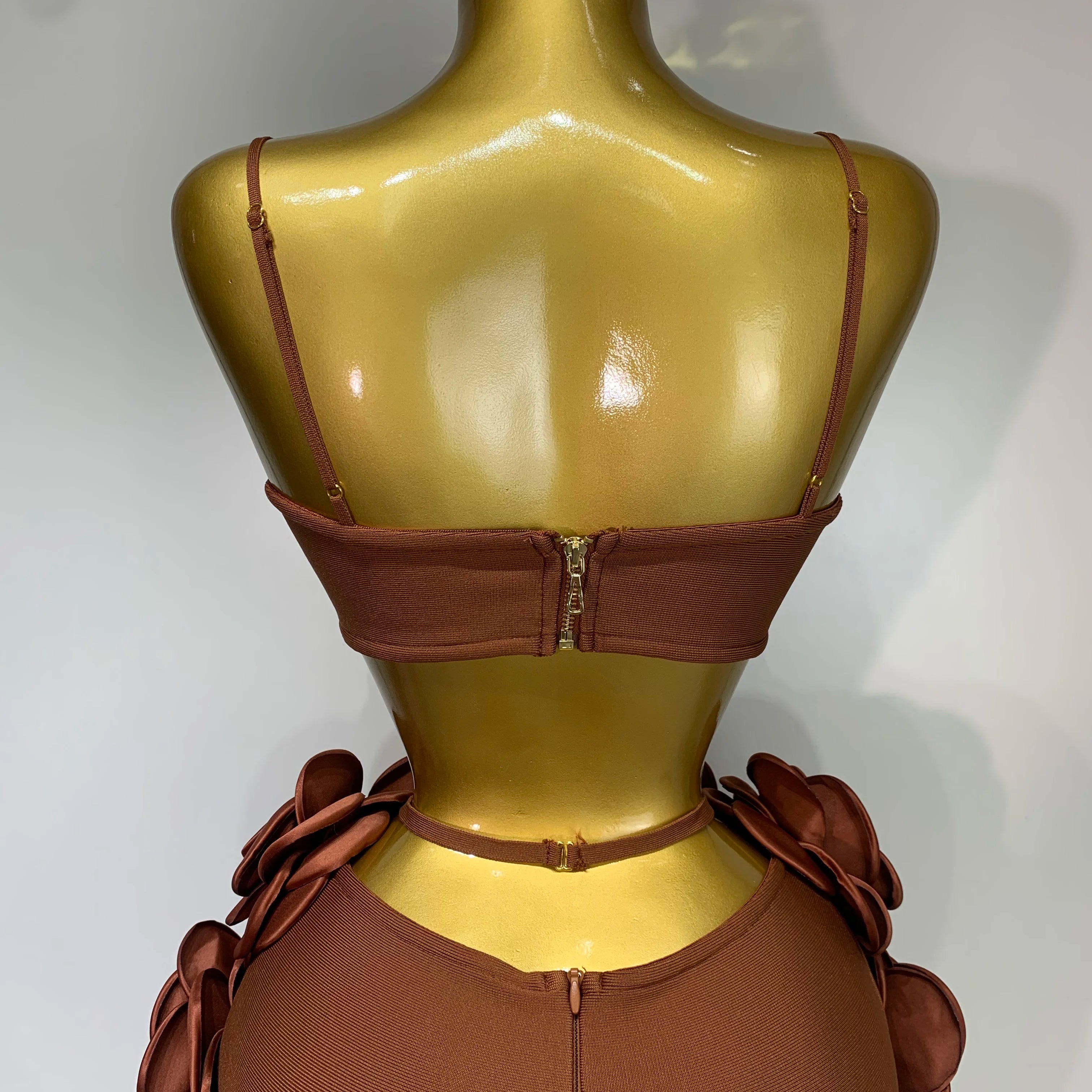 Women Sexy Camisole Floral Bandage Long Skirts 2-Piece Set 2025 Celebrity Elegant Party Cocktail Prom Gown Nightclub Outfit