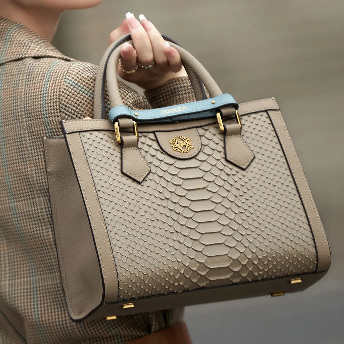 Leather Women Handbag Shoulder Bag Female Winter Large Genuine Skin Bags Tote Gift Khaki