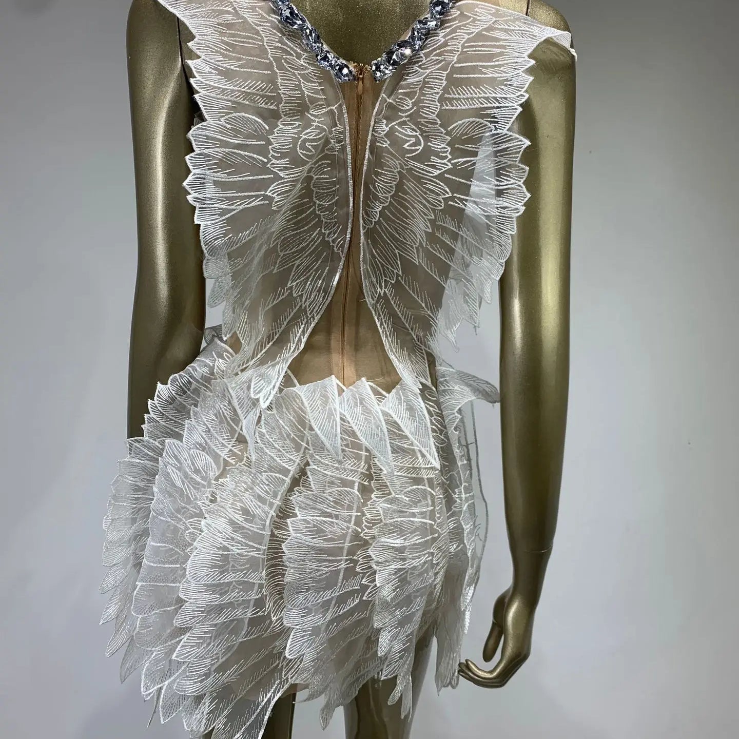 Hot Sale Women Sexy Halter Shinning Crystal Bodycon Mini Dress Fashion Celebrate Nightclub Party Birthday Dress