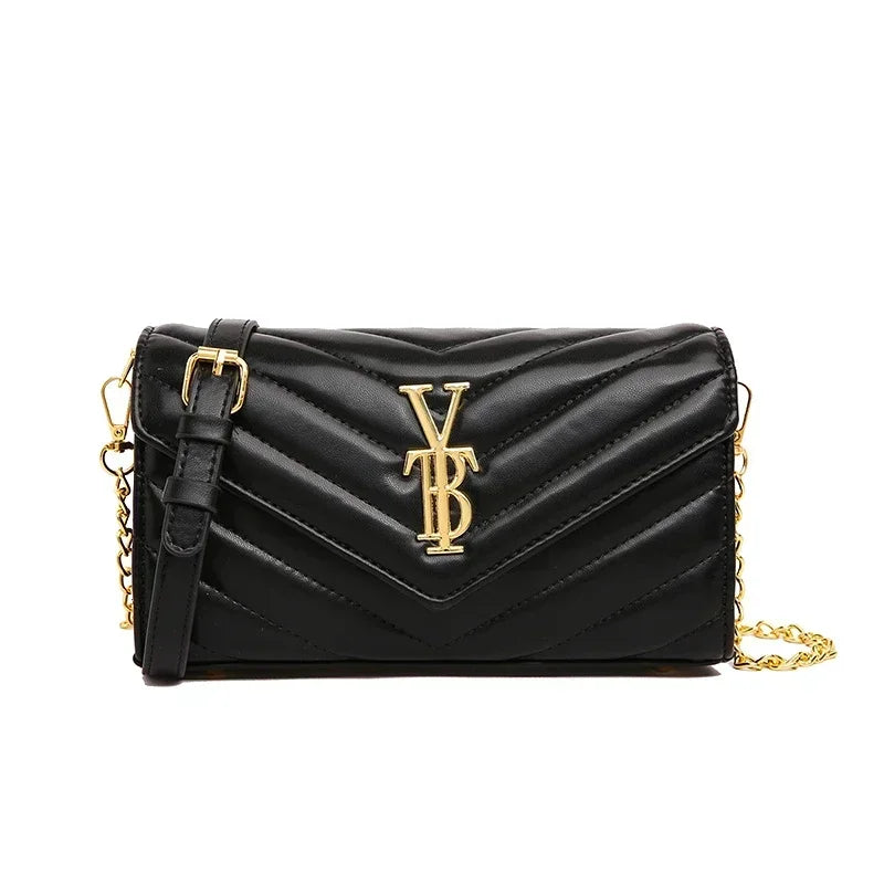 Elegant style women's chain strap shoulder bag, fashionable designer women's crossbody bag, casual party handbag