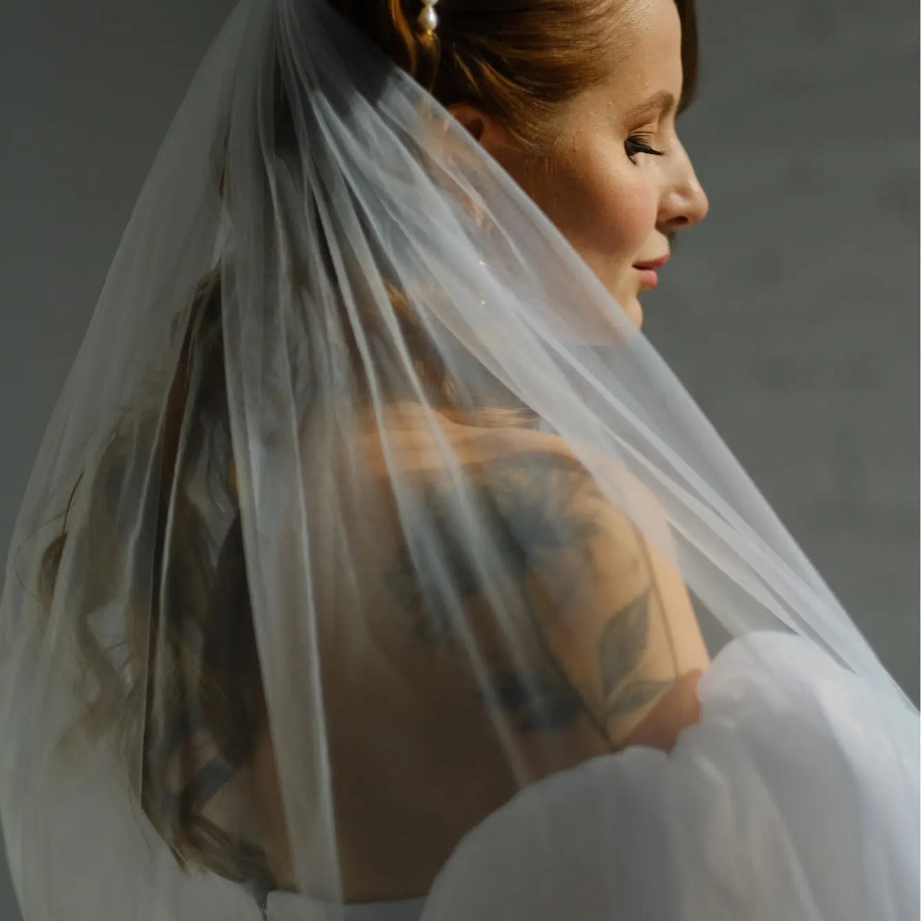 Long Tulle Wedding Veils One Layer With Comb Bridal Veil for Bride Wedding Accessories
