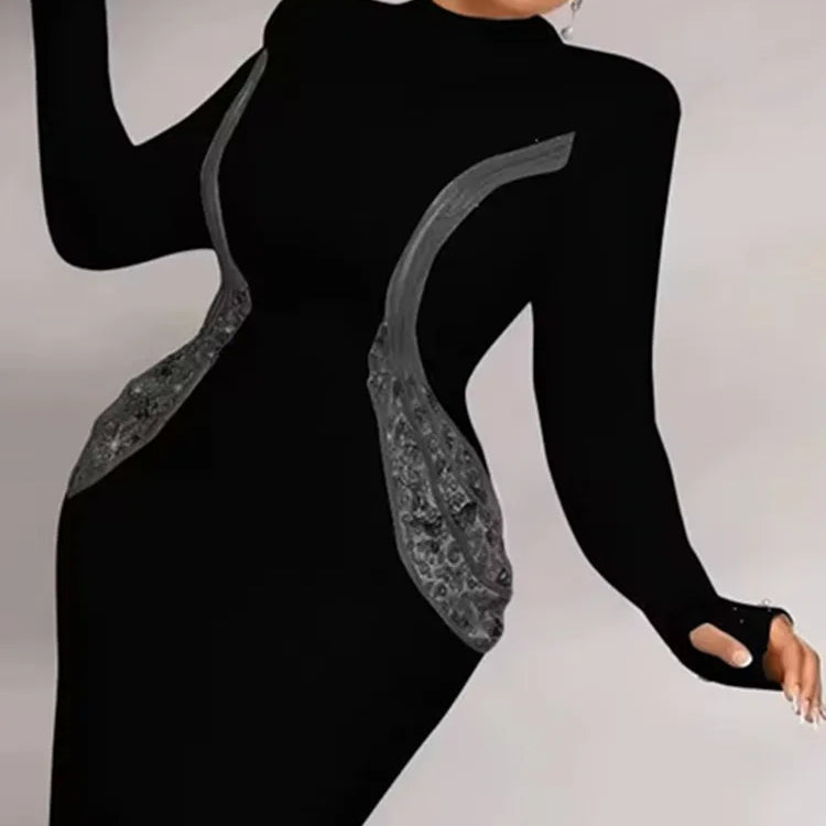 Women Celebrity Sexy Beading Crystal Diamonds Black White Maxi Long Bodycon Bandage Dress 2024 Elegant Evening Club Party Dress