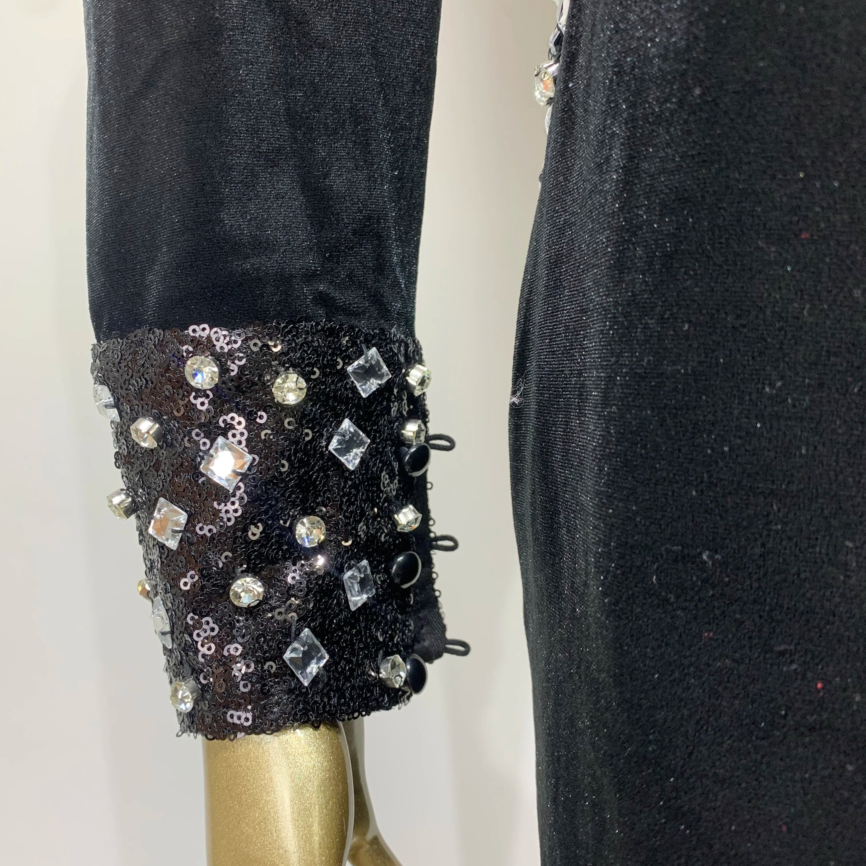 Women Winter  Sexy One Shoulder Long Sleeve Beading Diamonds Maxi Long Gowns Dress Elegant Celebrity Evening Party Club Dress