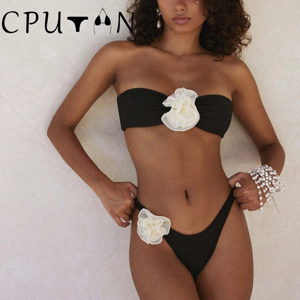 Sexy Push Up Bikini Set High Waist Swimsuit Vintage Women Swimwear Summer Beachwear Brazilian Biquini Bathing Suit bikini 6