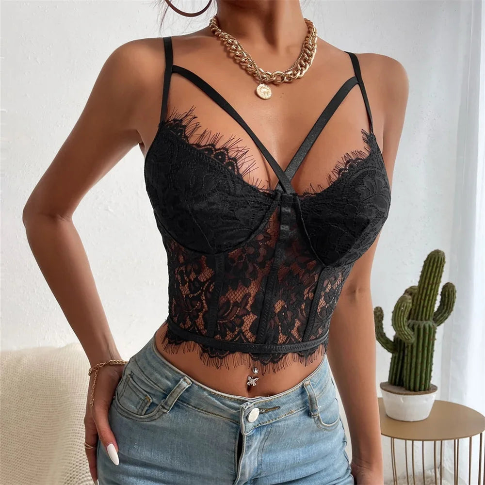 Sexy Shirt Women Clothing Corset Camis Blusas Shaper Harajuku Hot Tee Woman Tank Top Club Ropa Mujer Summer Ladies Crop Top