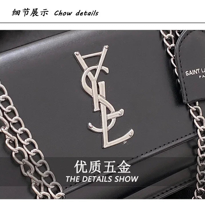 Women's New 2025 Design Sense Small Square Bag Korean Version Fashion Trend High Quality Single Shoulder Crossbody Bag Chain Bag