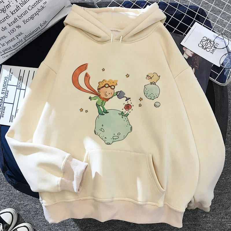 the Little Prince hoodies women streetwear anime sweatshirts Hooded Shirt female japanese sweater 78160