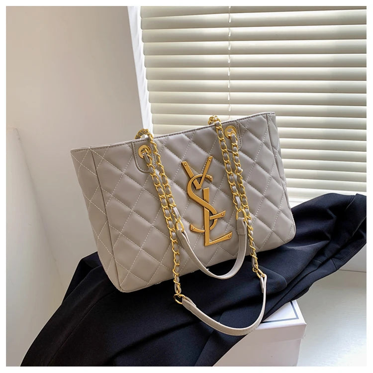 Elegant Women Designer Shoulder Bag Luxury Leather Crossbody Bag High End Tote Vintage Classic